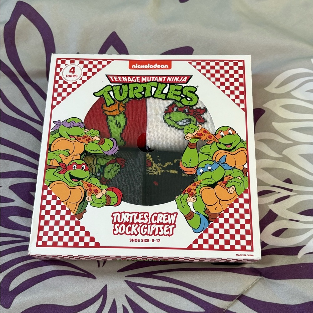 Nickelodeon Teenage Mutant Ninja Turtles Colorful Sock Set